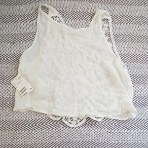 White Crop Top